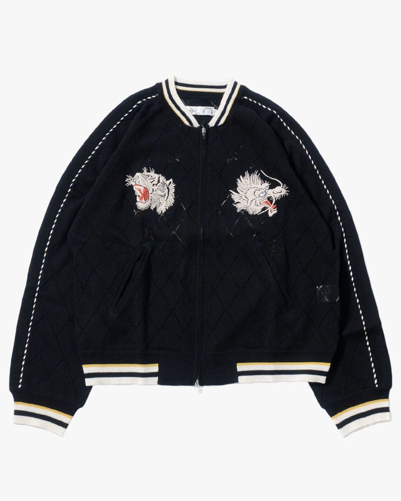 HIGH-GATE  KNIT SUKAJAN -BLACK- BLACK 1