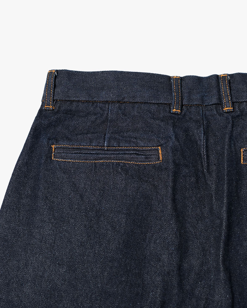 KOOI  HOLDER CURVE PANTS -INDIGO- INDIGO 1