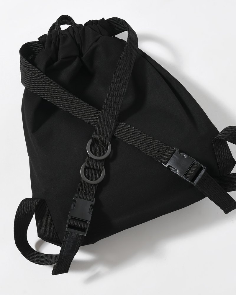 yorozu  BACKPACK "NINJA-TEX" HIGH DENSITY MICROFIBER -BLACK- BLACK ONE SIZE