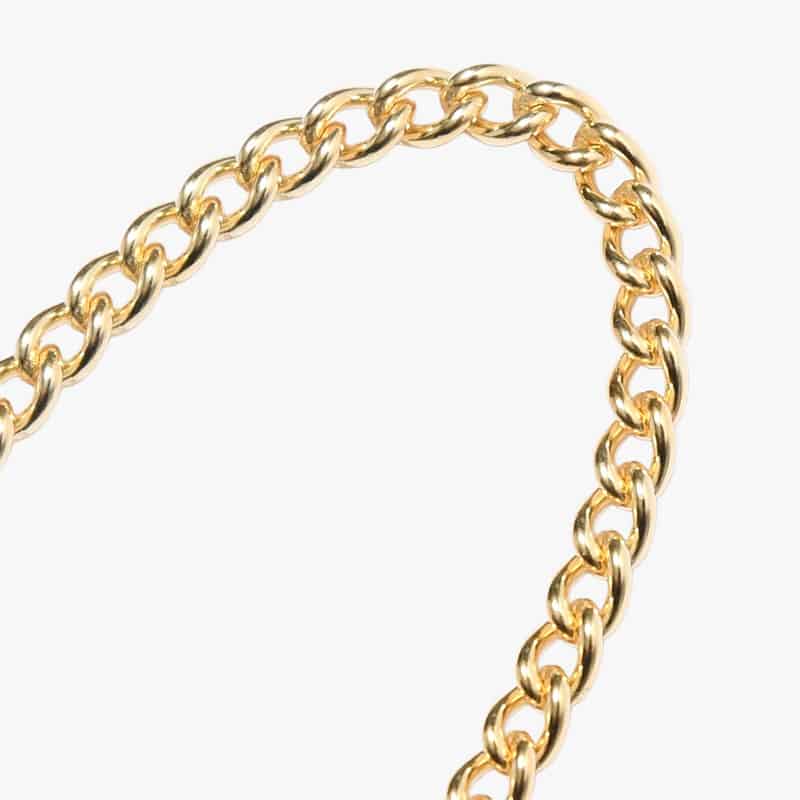 SHRINE  S CHAIN BRACELET 19.5cm -GOLD- GOLD ONE SIZE