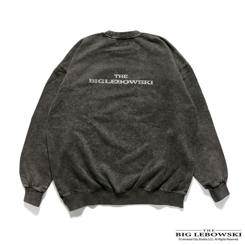 Pretense×THE BIG LEBOWSKI  Bowling Tapestry Sweatshirt -BLACK- BLACK M