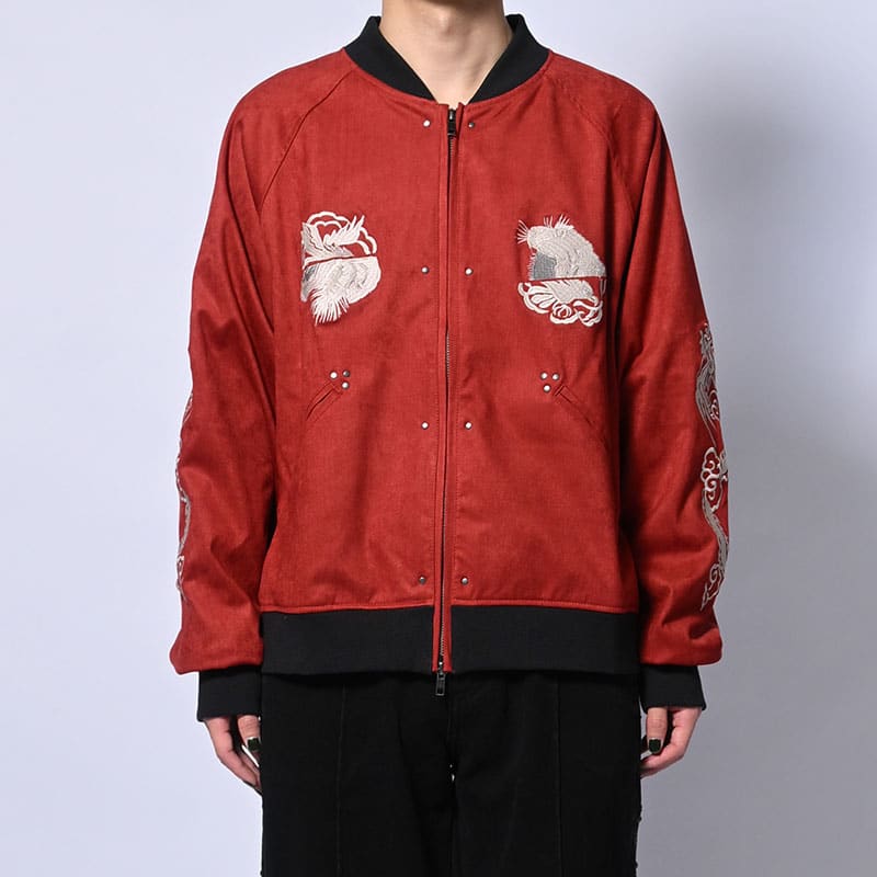 HIGH-GATE  CHANGE SUKA JACKET RED 1