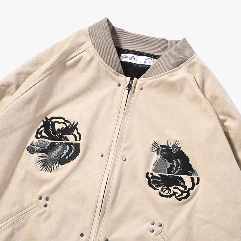 HIGH-GATE  CHANGE SUKA JACKET BEIGE 1