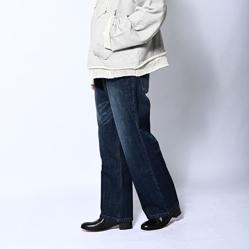 KOOI  IRREGULAR BOYS DENIM PANTS INDIGO 1