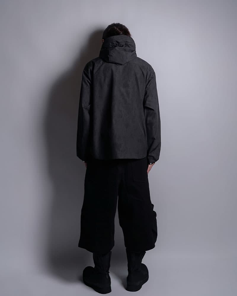 CONTE STRUT  ZIP-UP HOODED SHIRTS (SHELL) BLACK M