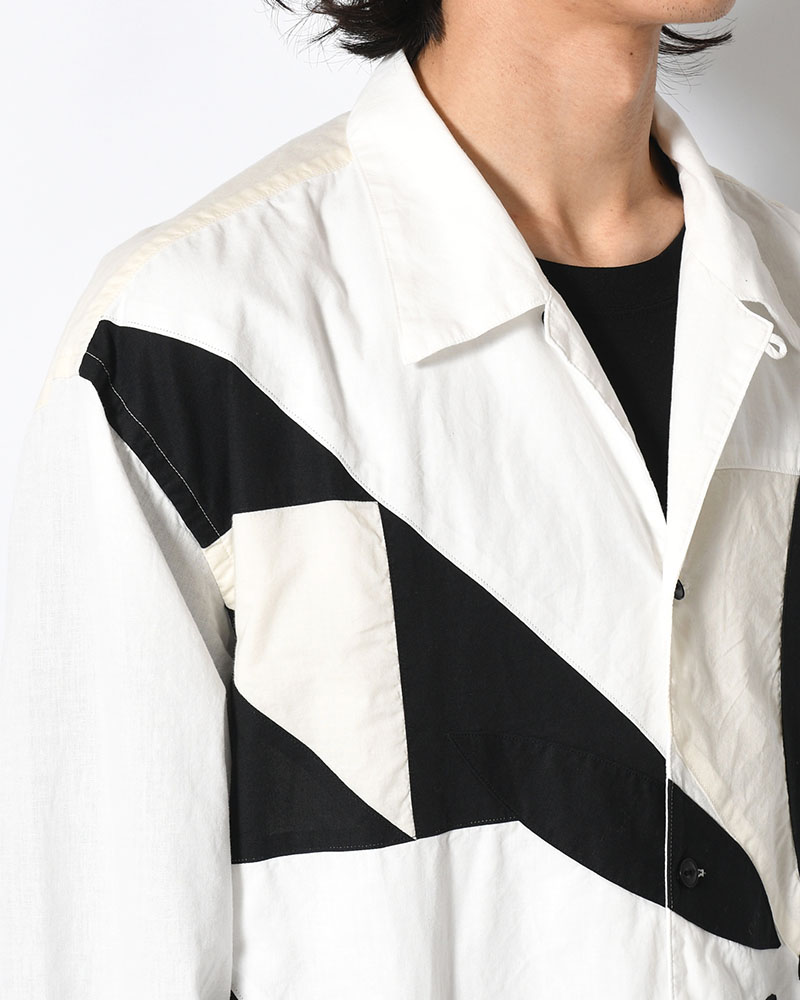 ANEI  IMI SHIRT JKT MOM -WHITE BASE- WHITE BASE 2