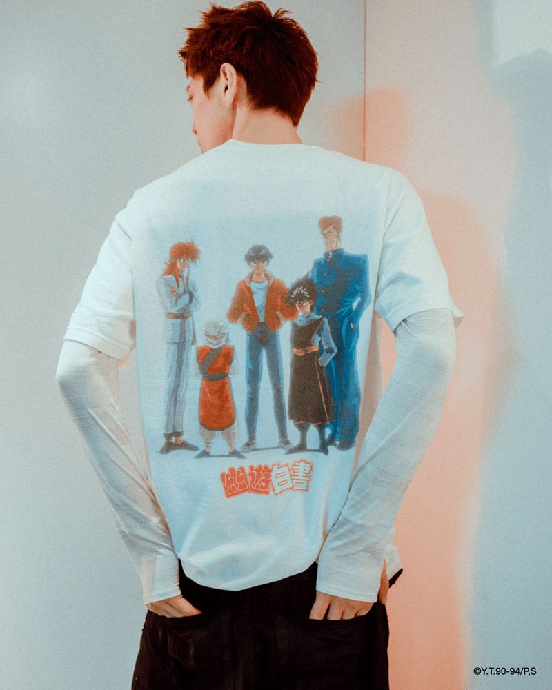 F-LAGSTUF-F×幽遊白書  "MULTI" TEE(x幽遊白書) -WHITE- WHITE M