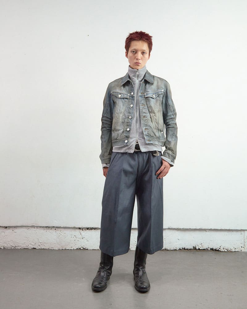 NVRFRGT  DENIM TRUCKER JACKET -DIRTY FADED INDIGO- DIRTY FADED INDIGO 2