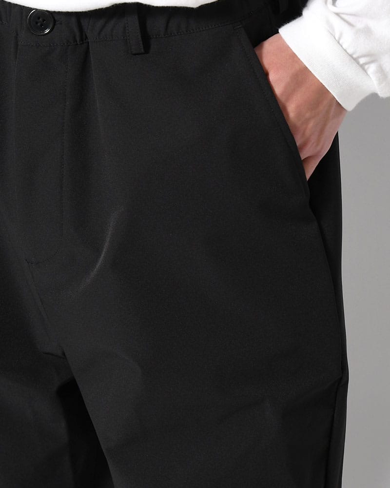 印  EASY TAPERED PANTS -BLACK- BLACK M