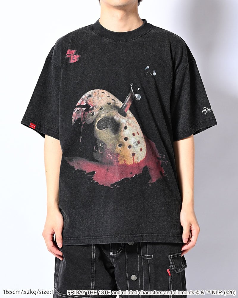 HIGH-GATE  MASK TEE -BLACK- BLACK 1