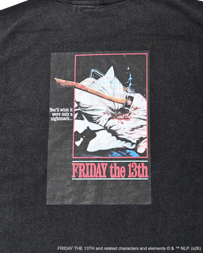 HIGH-GATE  FRIDAY THE 13 TEE -BLACK- BLACK 1
