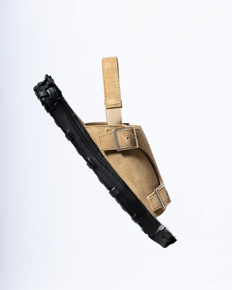 KOOI  X MONK LEATHER SANDAL -TAUPE- TAUPE 41