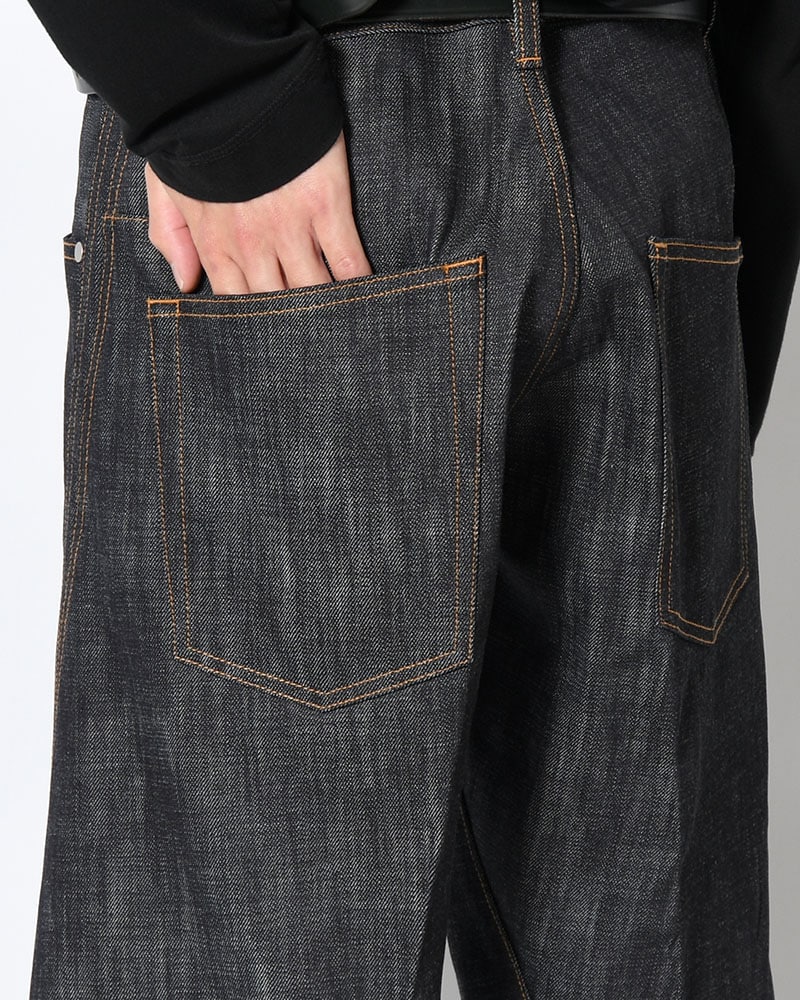 NVRFRGT  3D TWISTED WIDE LEG JEANS -RAW INDIGO- RAW INDIGO 1