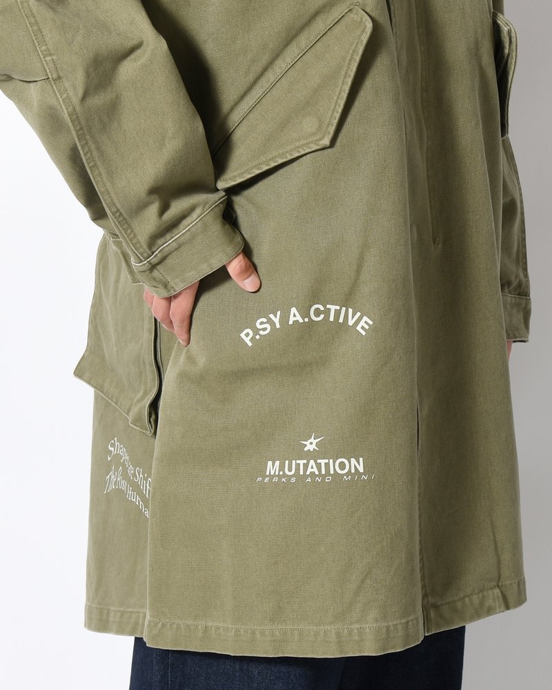 Perks And Mini  TRUE NATURE FISHTAIL PARKA -KHAKI- KHAKI M