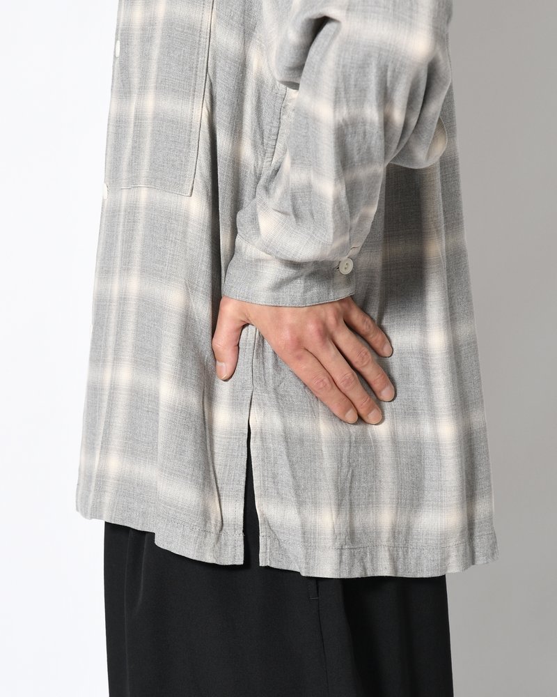 ANEI  IMI SHIRT PLAID -H.GREY PLAID- H.GREY PLAID 2