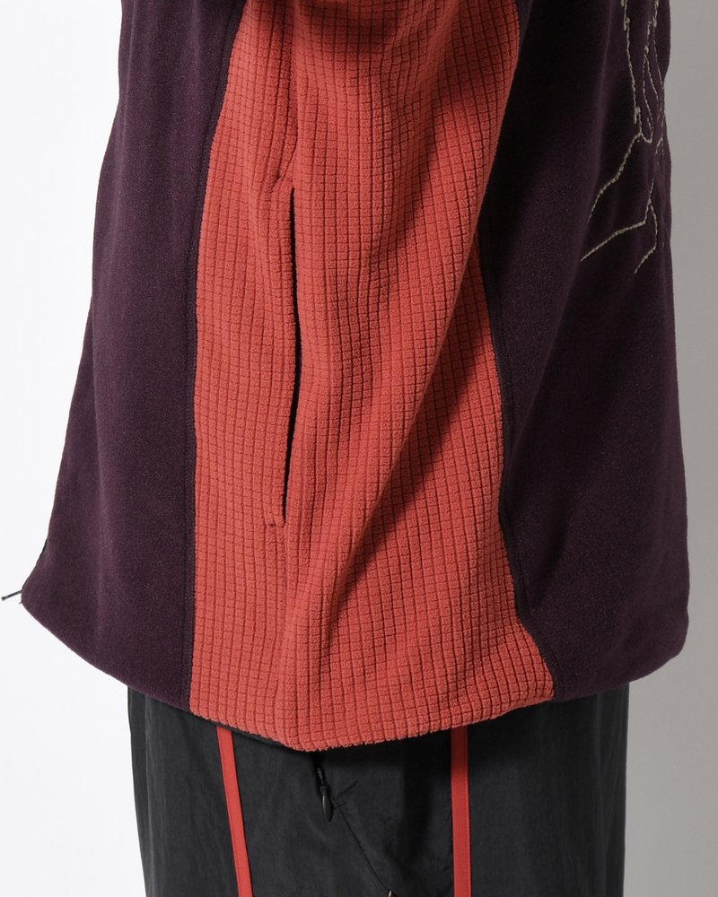 SOMEWHERE OUTSIDE HIKING COMPANY  MOUNTAIN GOAT POLARTEC FLEECE JACKET -D/PURPLE- D/PURPLE L