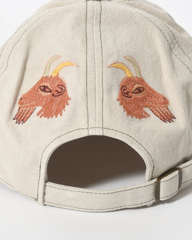 SOMEWHERE OUTSIDE HIKING COMPANY  SOHC EMBROIDERY CAP -IVORY- IVORY ONE SIZE