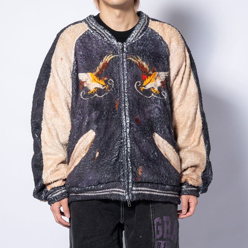 HIGH-GATE  TROMPE L'OEIL VINTAGE SUKA FLEECE ONE COLOR 1