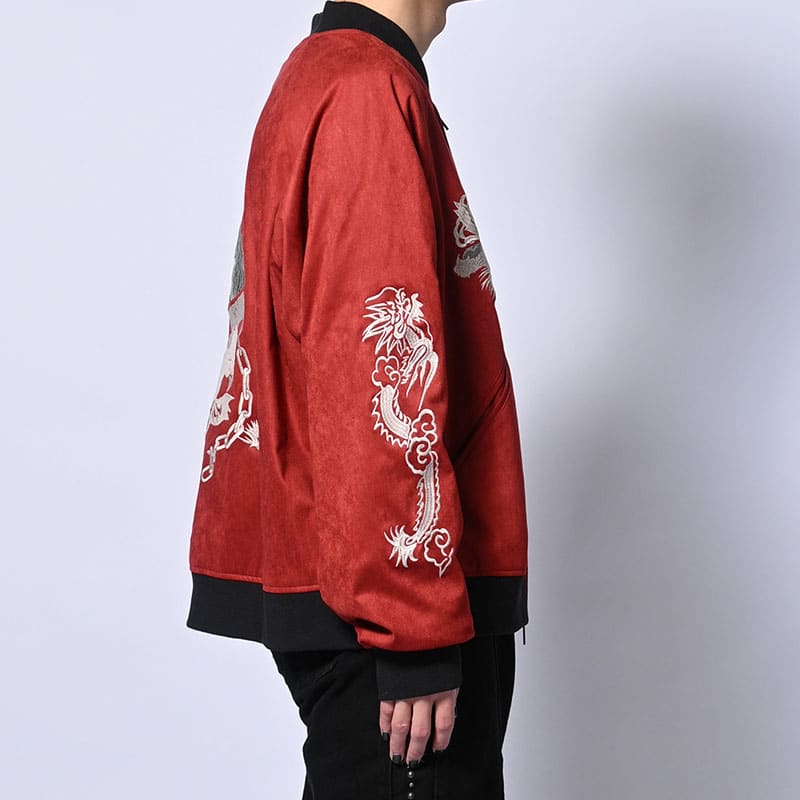 HIGH-GATE  CHANGE SUKA JACKET RED 1