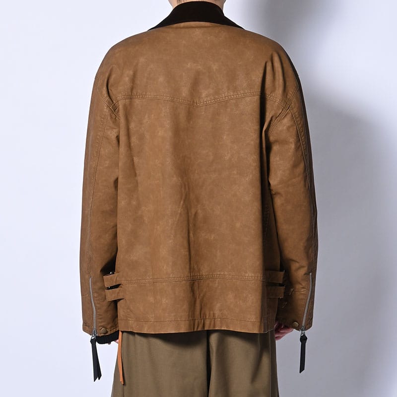 KOOI  FADE WORK JACKET CAMEL 1