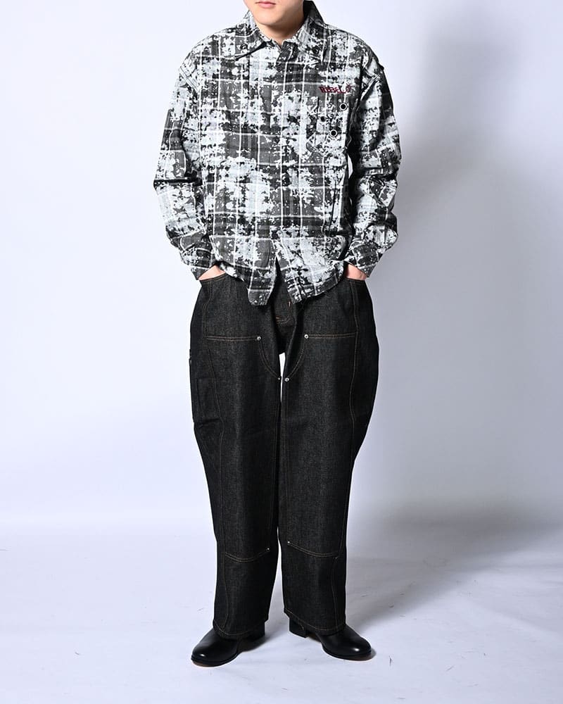 HIGH-GATE  DECADENT CHECK SHIRT BLACK 1