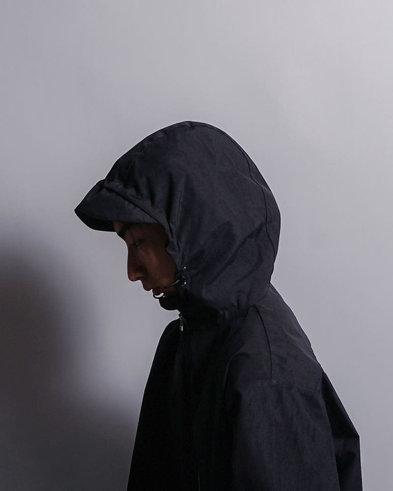 CONTE STRUT  ZIP-UP HOODED SHIRTS (SHELL) BLACK M