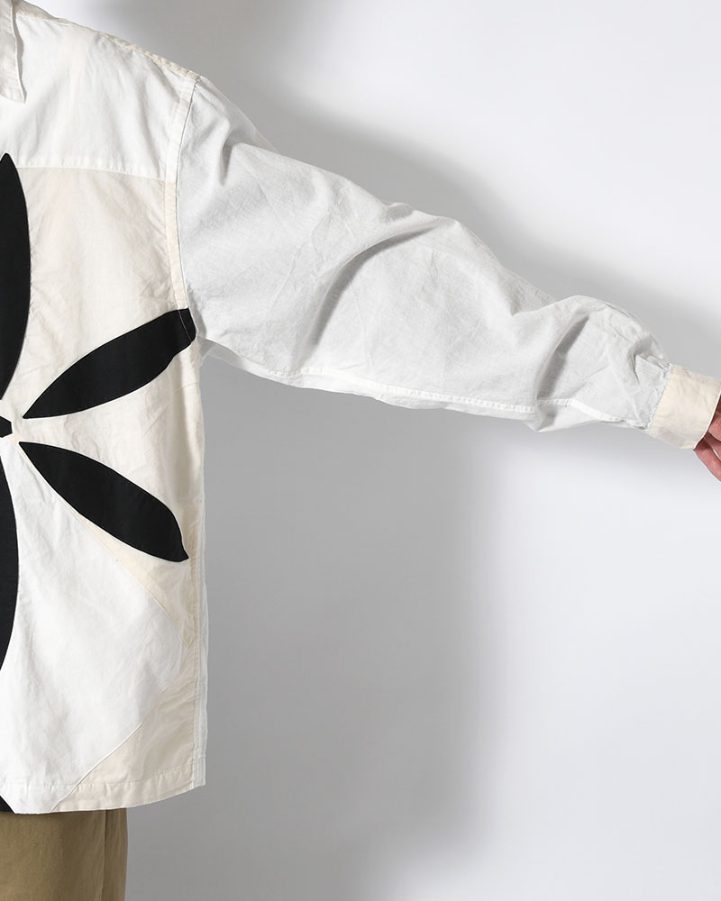 ANEI  IMI SHIRT JKT MOM -WHITE BASE- WHITE BASE 2