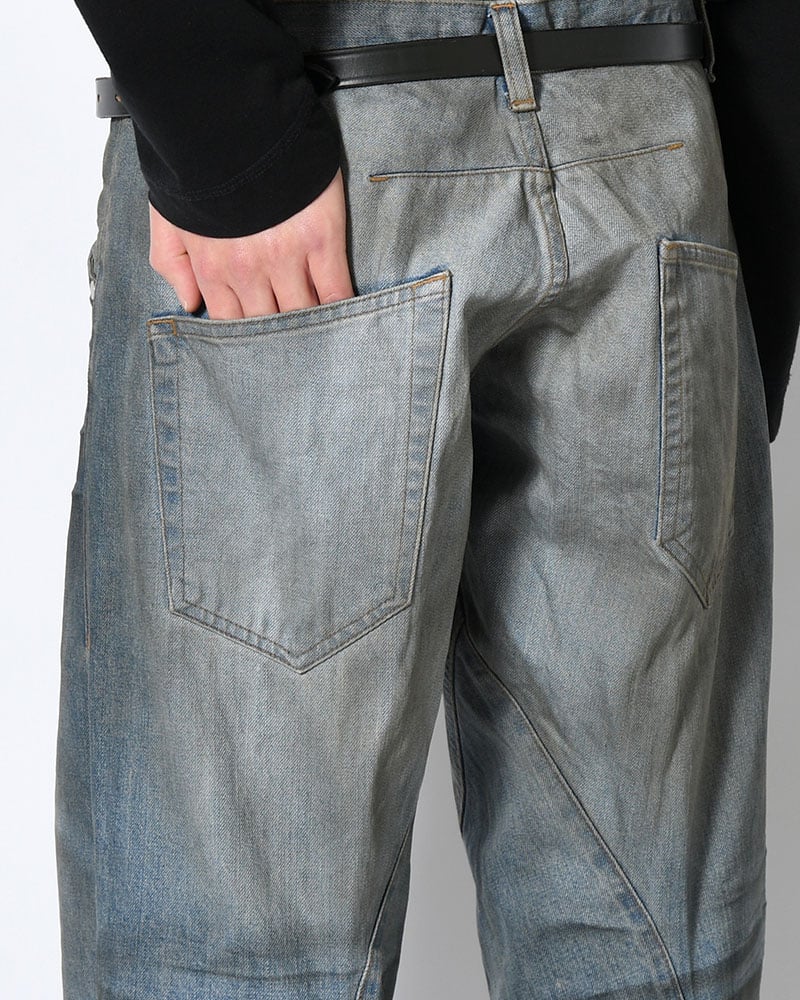 NVRFRGT  3D TWISTED JEANS 3.0 -DIRTY FADED INDIGO- DIRTY FADED INDIGO 1