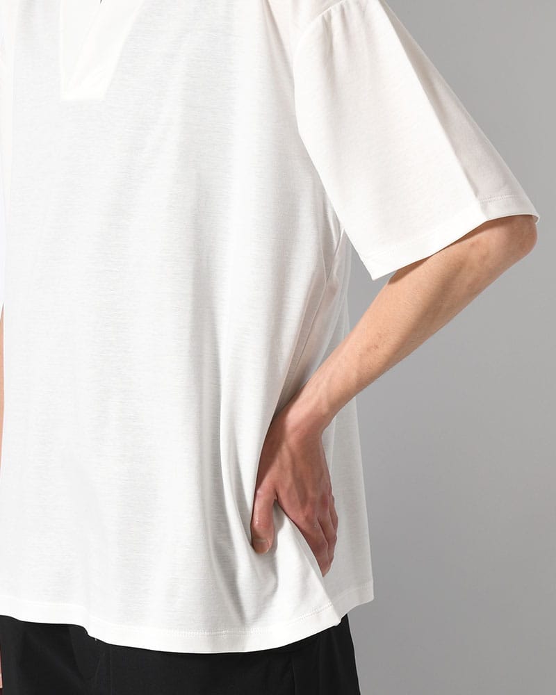 印  和 NECK S/S TEE -WHITE- WHITE M