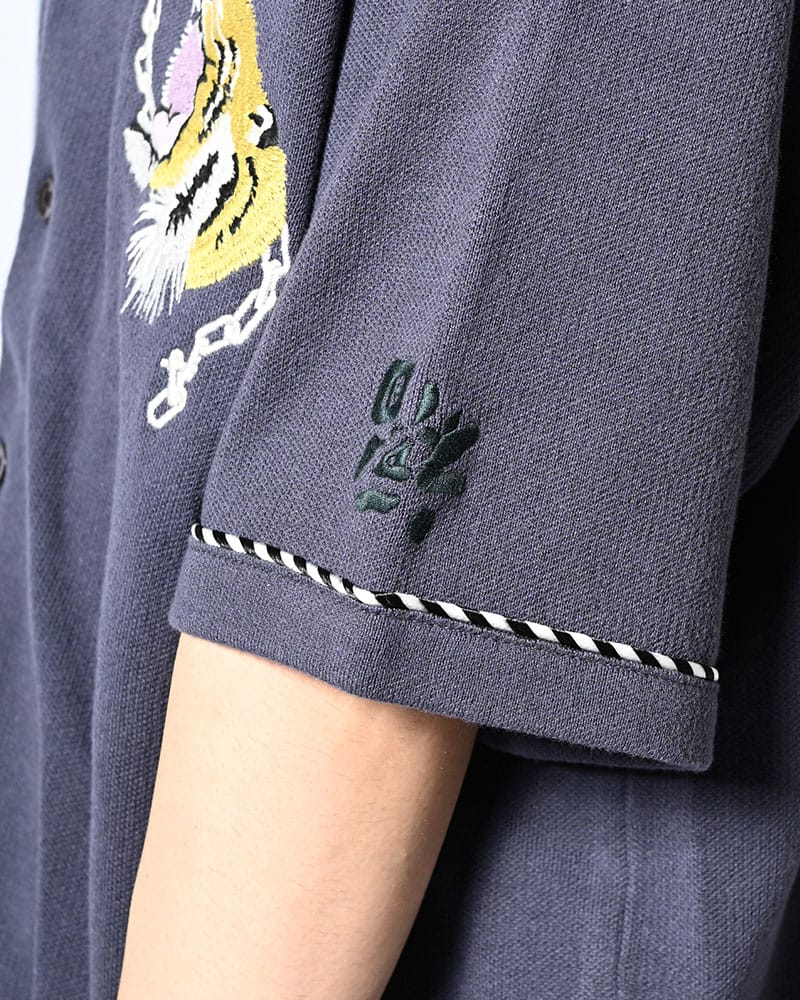 HIGH-GATE  SUKA KNIT SHIRT -BLUE- BLUE 1