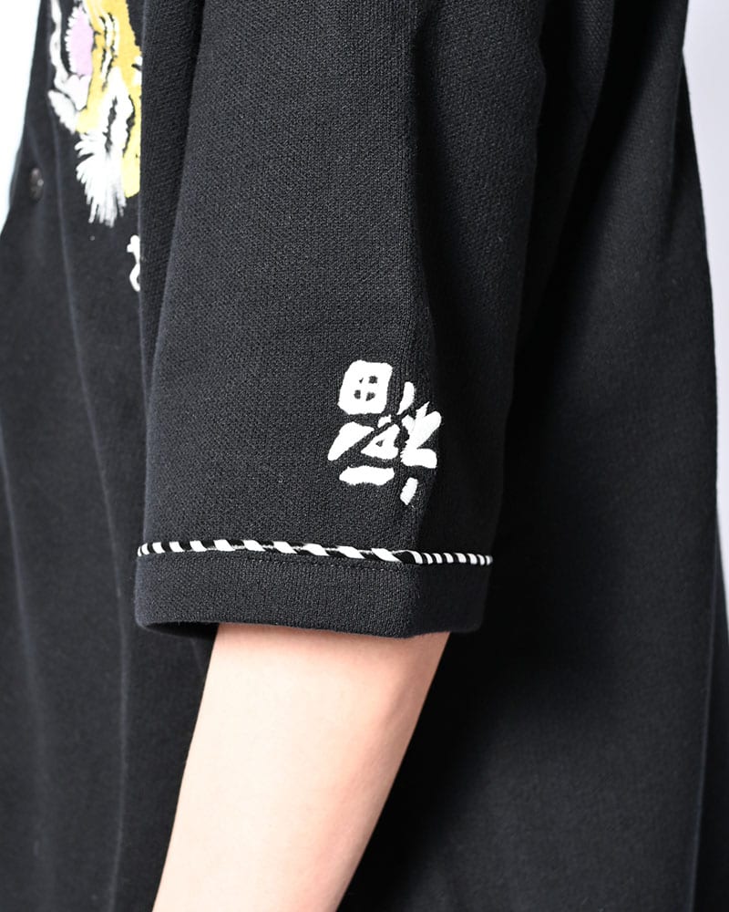 HIGH-GATE  SUKA KNIT SHIRT -BLACK- BLACK 1
