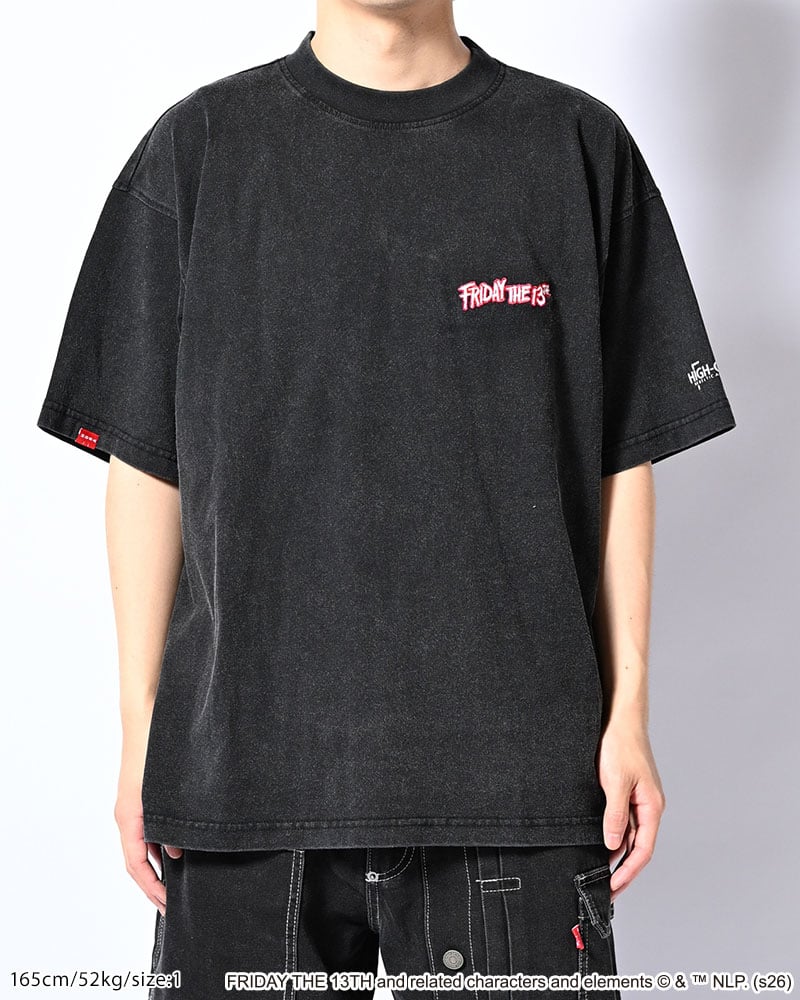 HIGH-GATE  FRIDAY THE 13 TEE -BLACK- BLACK 1