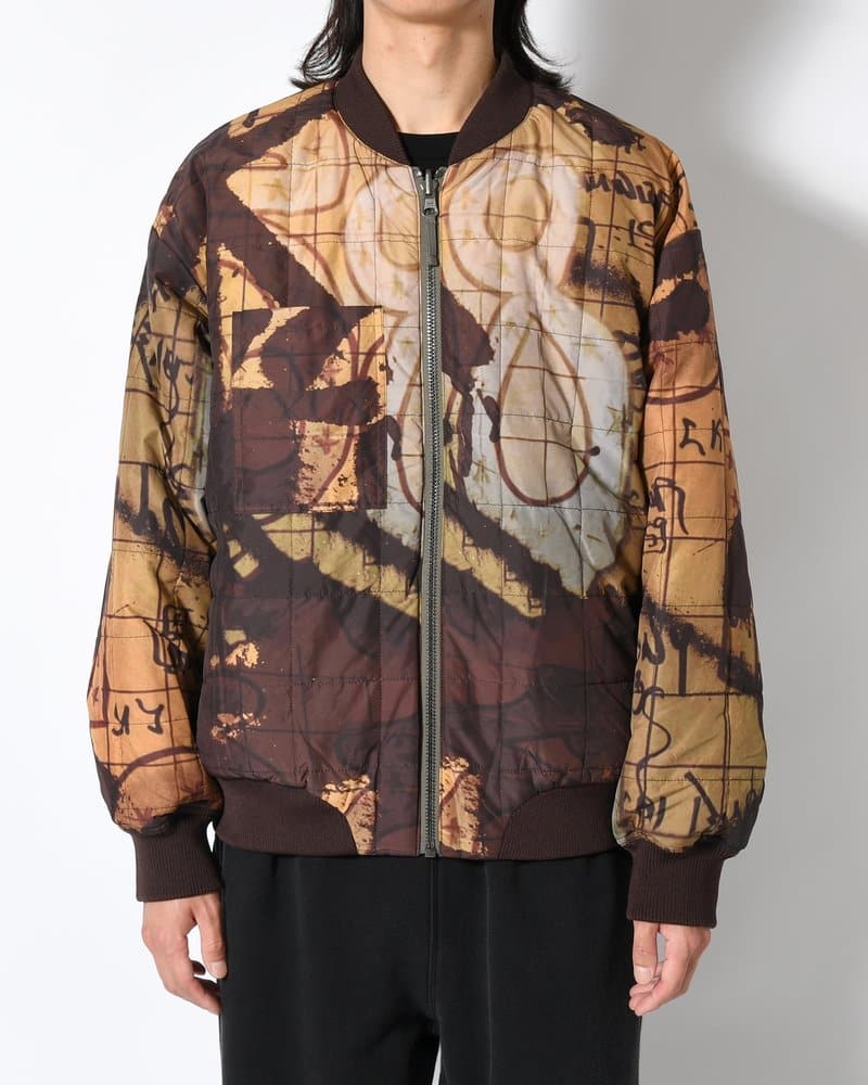 Perks And Mini  ADORNED REVERSIBLE BOMBER JACKET -DRABS- DRABS M