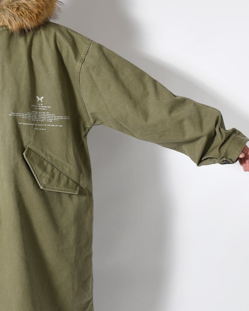 Perks And Mini  TRUE NATURE FISHTAIL PARKA -KHAKI- KHAKI M