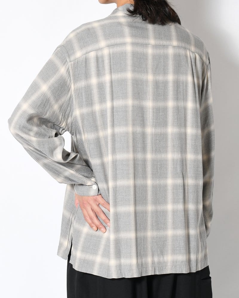 ANEI  IMI SHIRT PLAID -H.GREY PLAID- H.GREY PLAID 2