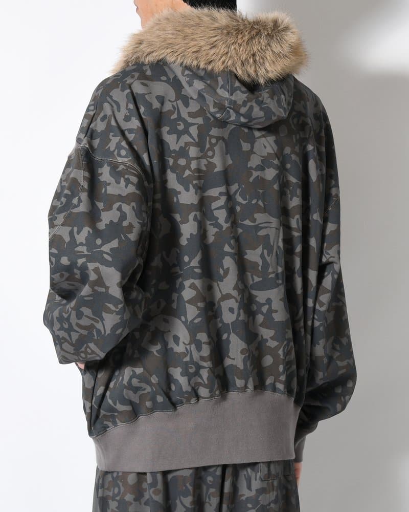 Perks And Mini  ABC FUR TRIM HOODED ZIP THRU SWEAT -ABC- ABC M
