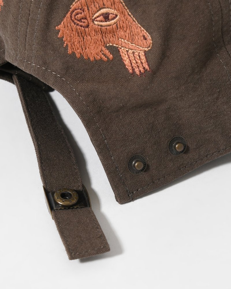 SOMEWHERE OUTSIDE HIKING COMPANY  SOHC EMBROIDERY CAP -D/BROWN- D/BROWN ONE SIZE