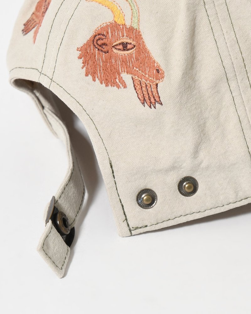 SOMEWHERE OUTSIDE HIKING COMPANY  SOHC EMBROIDERY CAP -IVORY- IVORY ONE SIZE