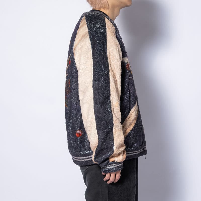 HIGH-GATE  TROMPE L'OEIL VINTAGE SUKA FLEECE ONE COLOR 1