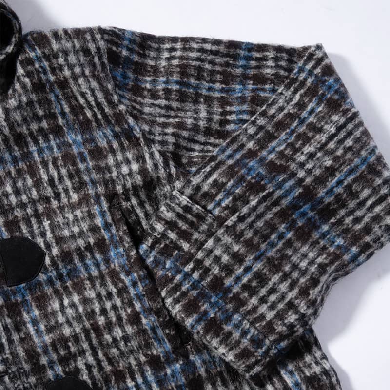 KOOI  2WAY DUFFLE COAT CHECK 1