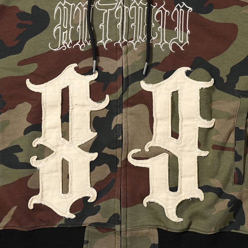 ANTIMID  89 ZIP HOODIE CAMO M