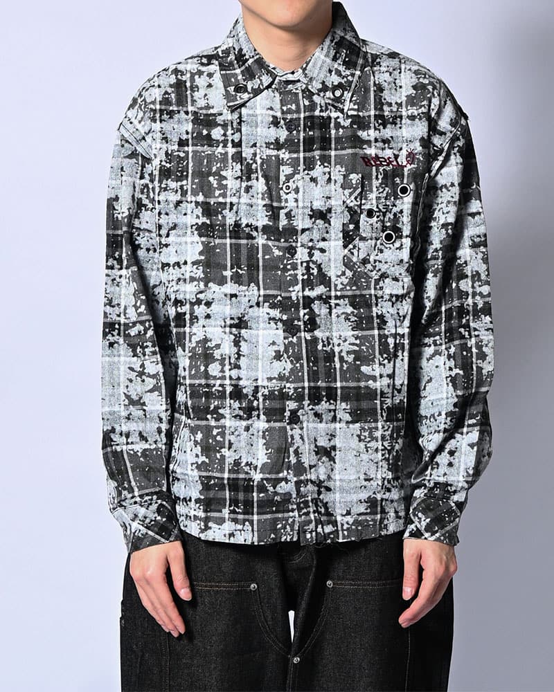 HIGH-GATE  DECADENT CHECK SHIRT BLACK 1