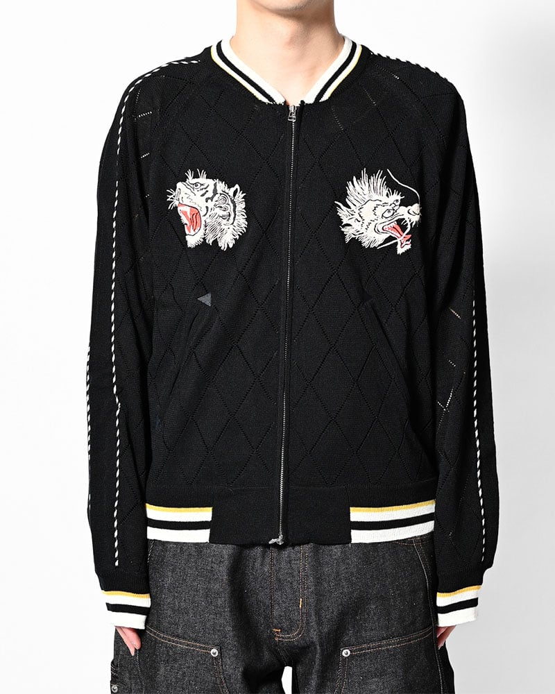 HIGH-GATE  KNIT SUKAJAN -BLACK- BLACK 1