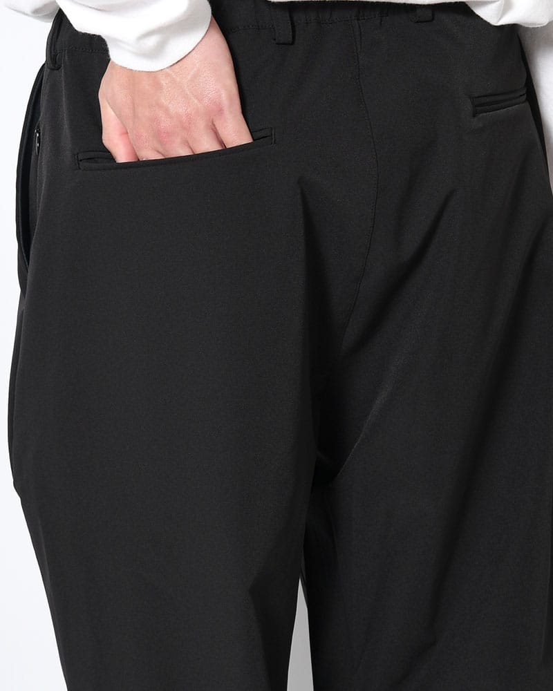 印  EASY TAPERED PANTS -BLACK- BLACK M