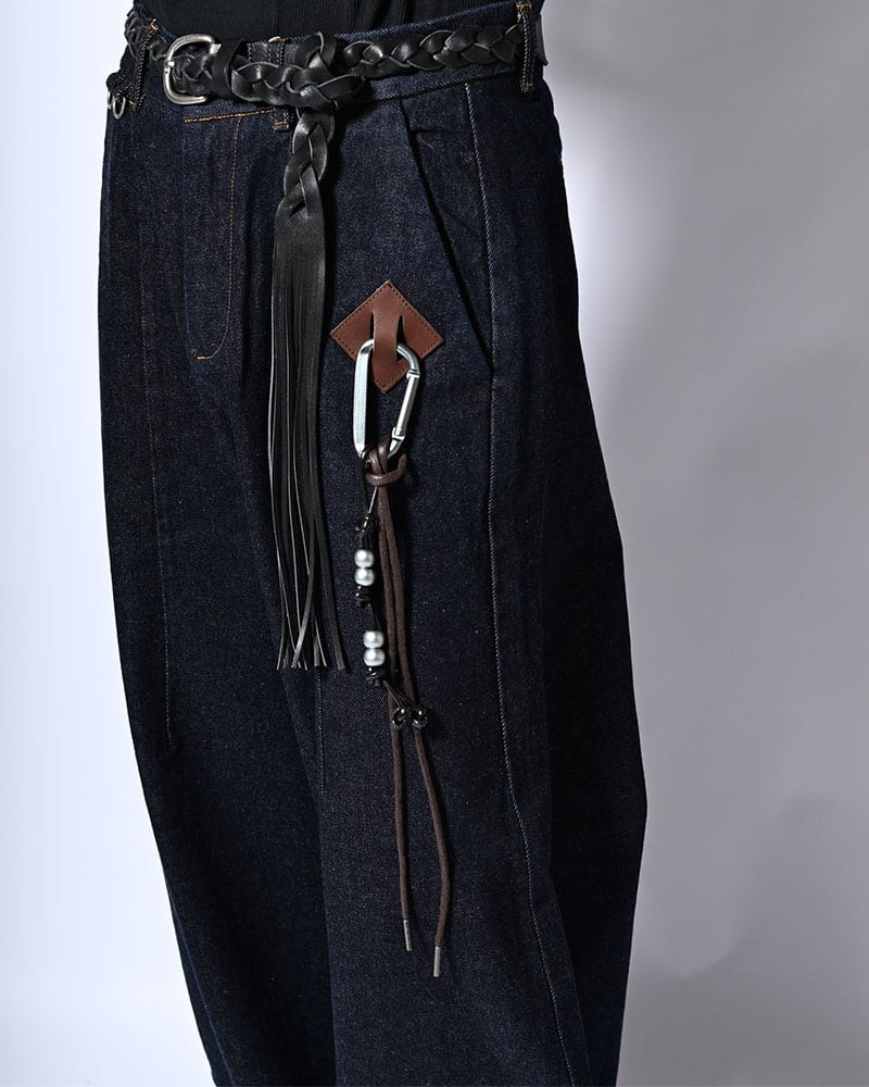 KOOI  HOLDER CURVE PANTS -INDIGO- INDIGO 1