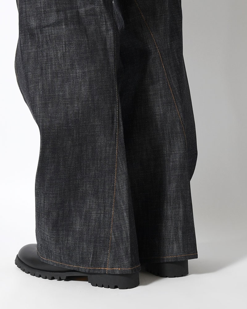 NVRFRGT  3D TWISTED WIDE LEG JEANS -RAW INDIGO- RAW INDIGO 1