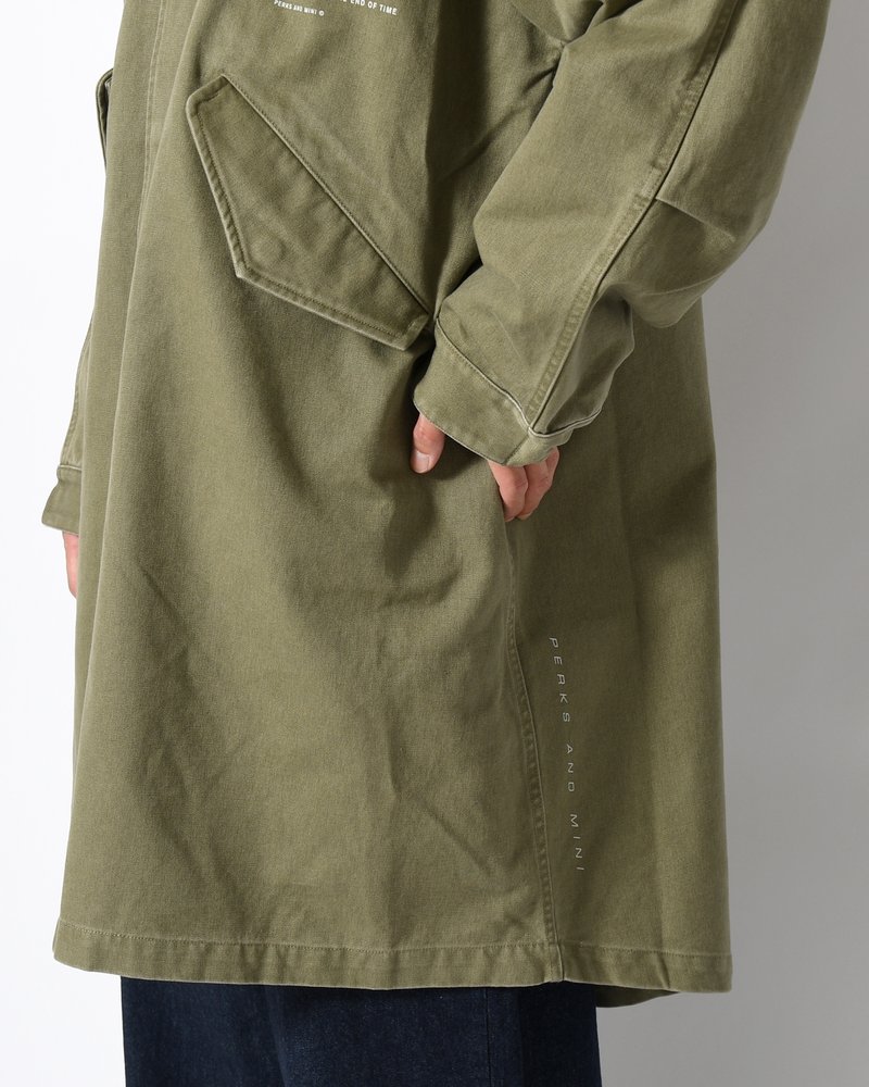 Perks And Mini  TRUE NATURE FISHTAIL PARKA -KHAKI- KHAKI M