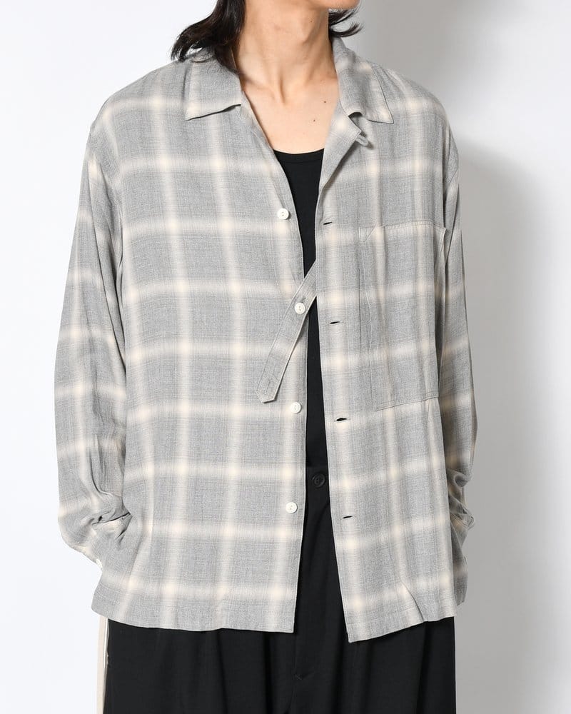 ANEI  IMI SHIRT PLAID -H.GREY PLAID- H.GREY PLAID 2