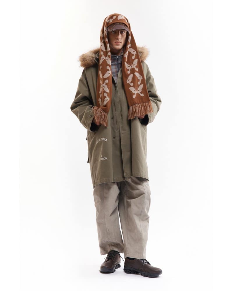 Perks And Mini  KALEIDOSCOPE BONNET SCARF -BROWN- BROWN ONE SIZE