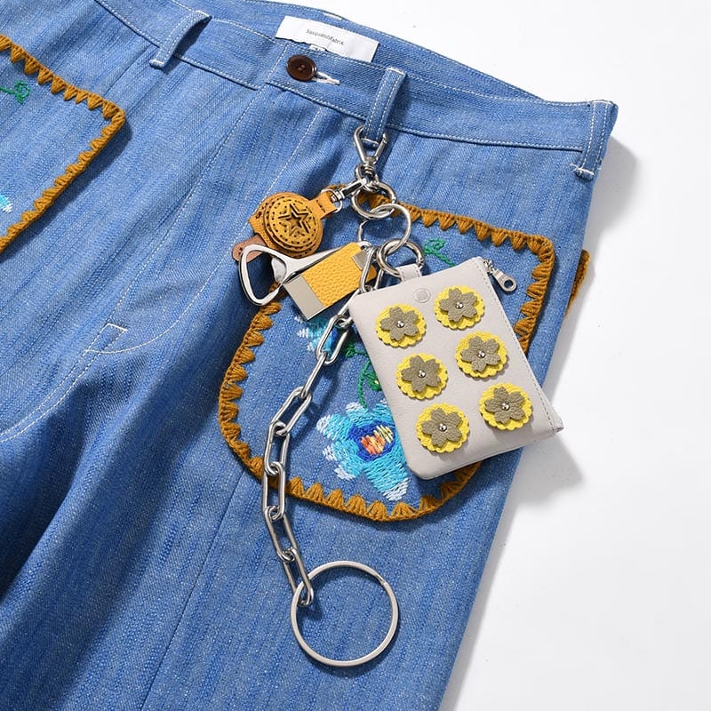 yorozu  菊桜 M-POUCH GRAY ONE SIZE